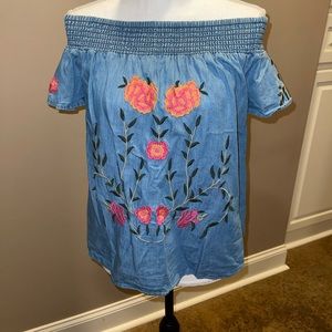 off the shoulder top